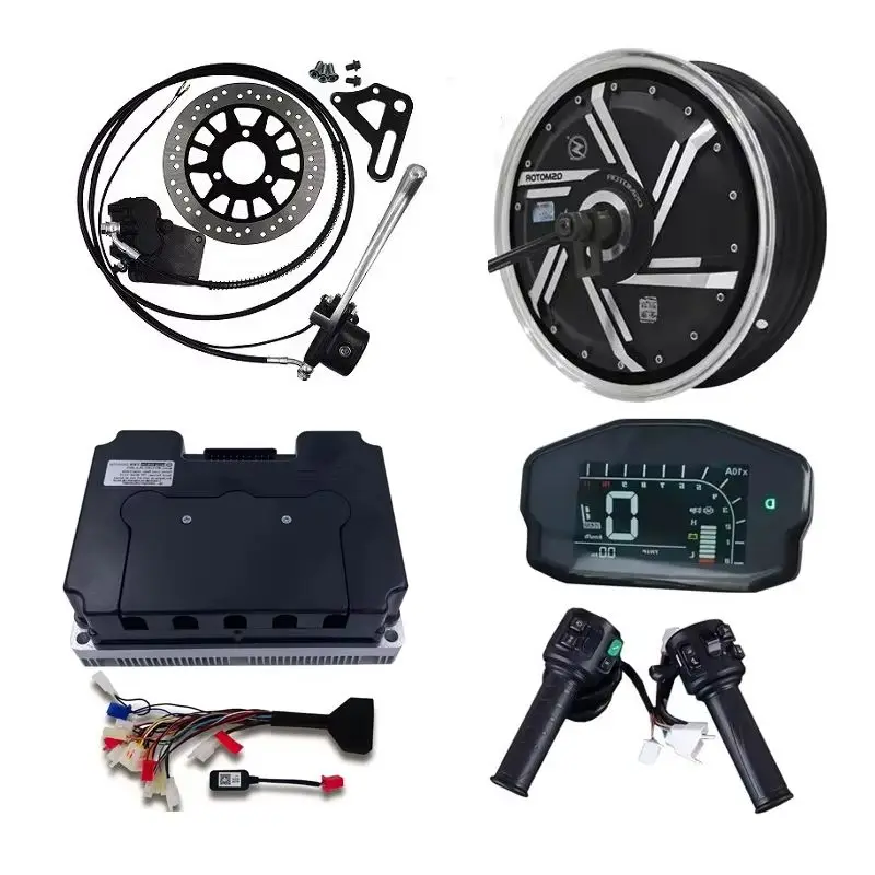 

13inch Electric Scooter Motorcycle Hub Motor Kits 8000W With Maximum Speed 120kph