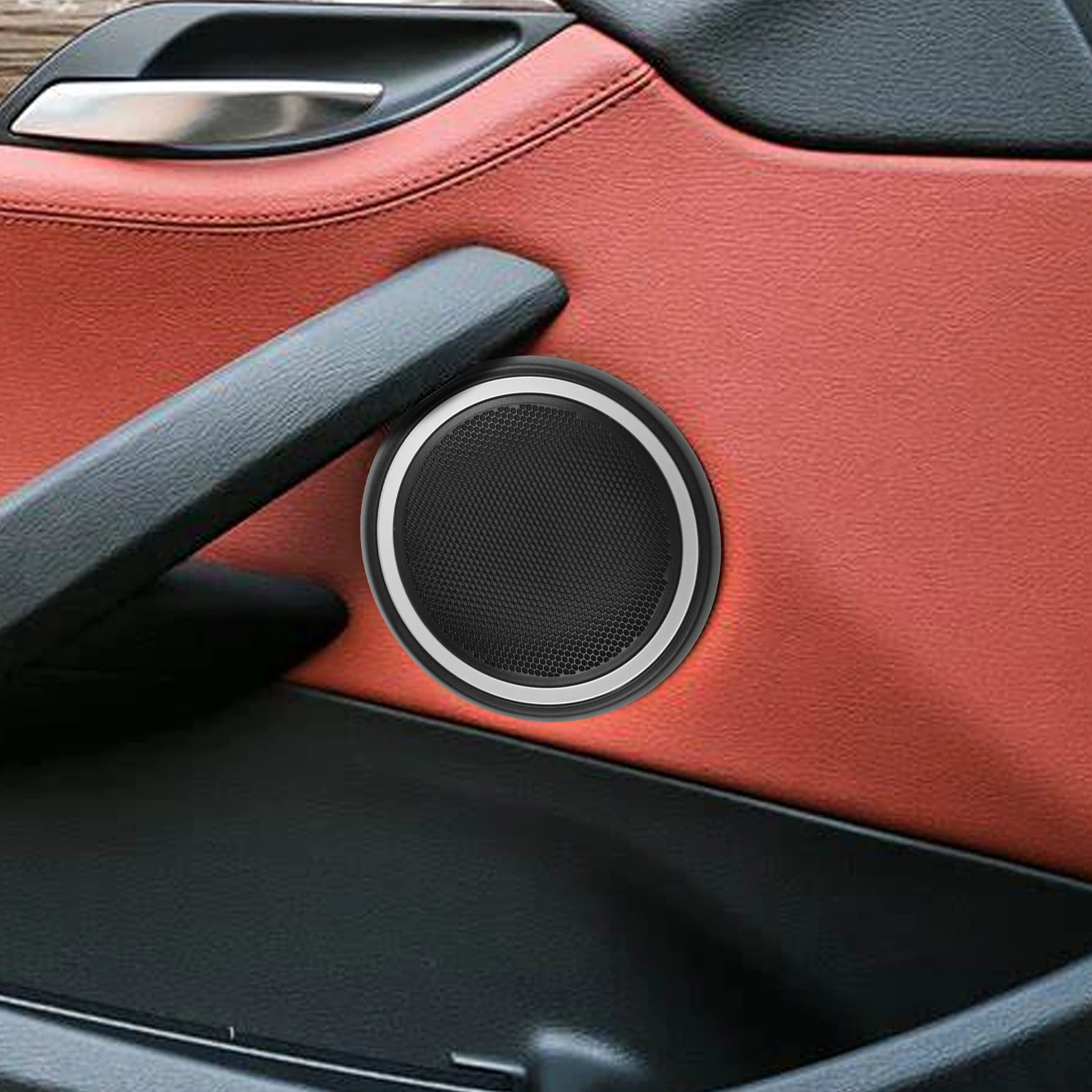 

Черная гальваническая крышка динамика из АБС-пластика. Гальваническая решетка. Внутренняя модернизация. Защитная крышка динамика. Бесшовный дизайн.