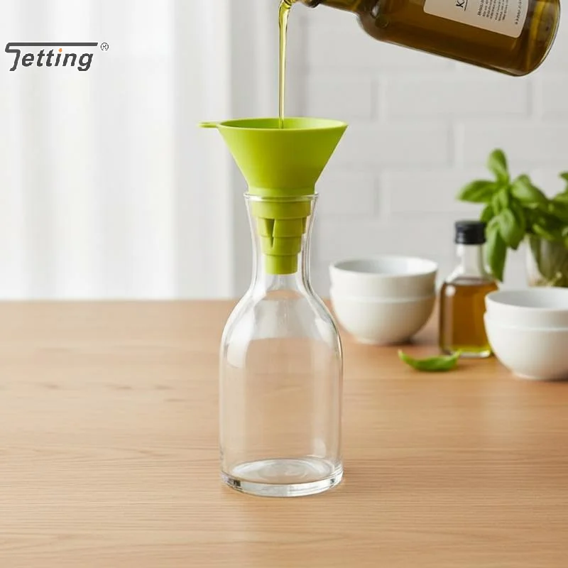 Universal Bottle Emptying Kit - Reusable Liquid Transfer Connector With No Waste Funnel Adapter, Compatible With Soap, Shampoo