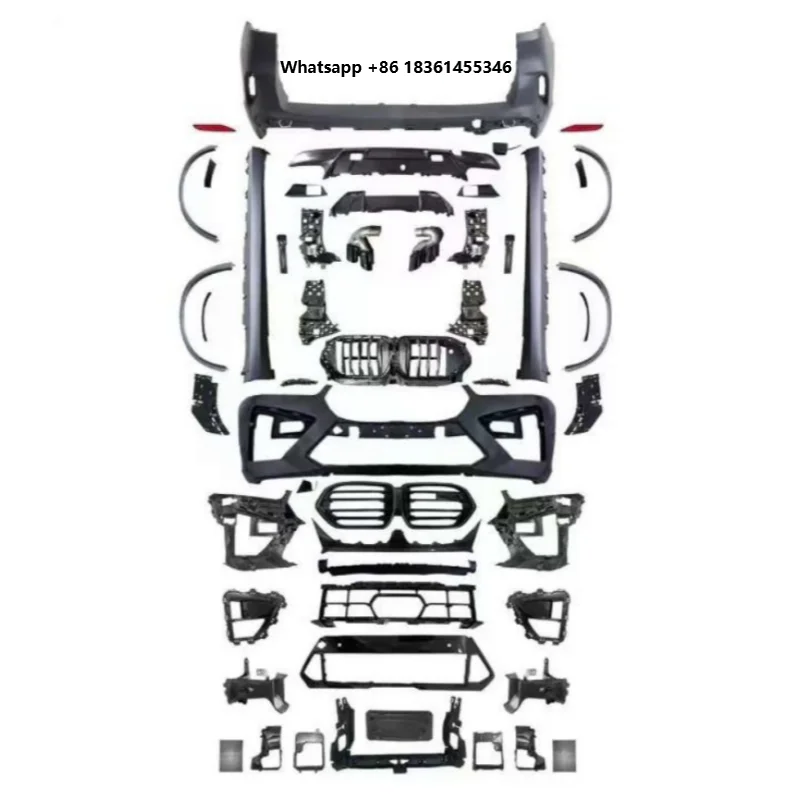 

For X5 G05 X5M 2023-2025 Upgrade To G05 F95 X5M Car Accessories Bumper Led HeadlightsDream Garage Easy Installation Bodykit