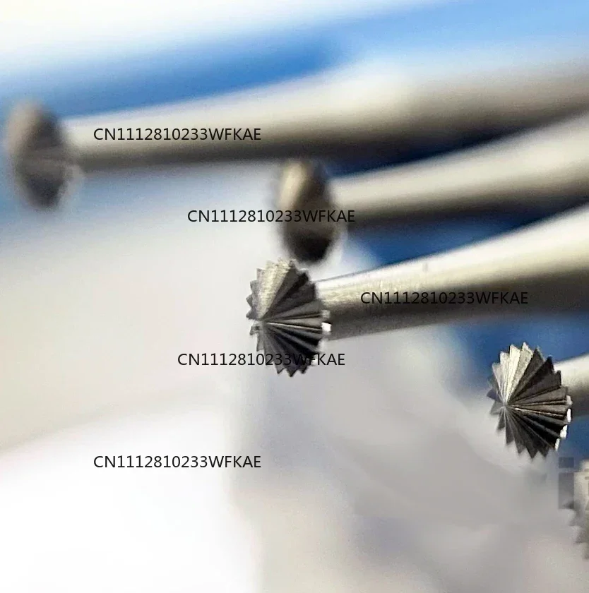 6pcs 253W Cone Tungsten Steel Jewelry Setting Burs Engraving Knife End Mill Woodworking Router Bit For Jewelry Making Tools