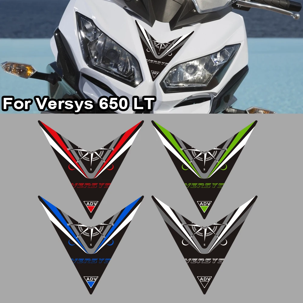 

Motorcycle Windscreen Body Tank pad stickers fender wind deflector protective decals For Kawasaki Versys 650 LT 2015-2021