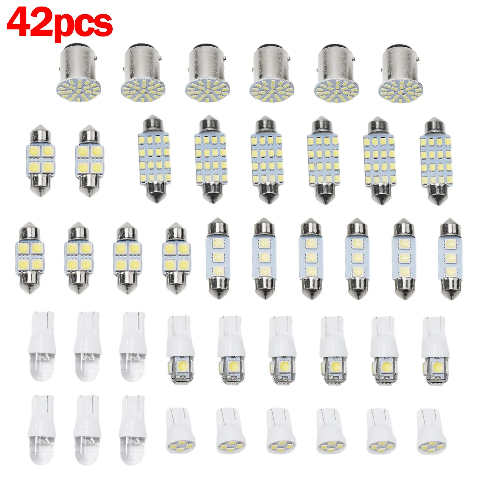 

Create a Modern and Luminous Interior with 42PCS LED Light Bulbs for Car Easy Installation Long lasting Performance