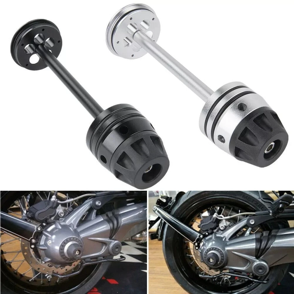 

Anti-Crash Rear Wheel Axle Fork Crash Protector Slider For BMW R1200GS R1250GS Adv LC 2023 K1200GT/RT/R R nine T K1300 GT/R
