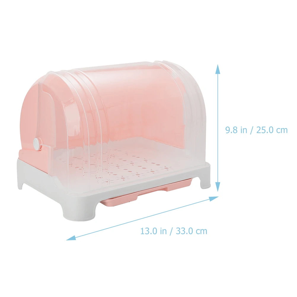

Baby Bottle Storage Box Kitchen Dish Organizer Cup Drying Rack Cutlery Holder Tableware Storage Rack Dust Cover Filter