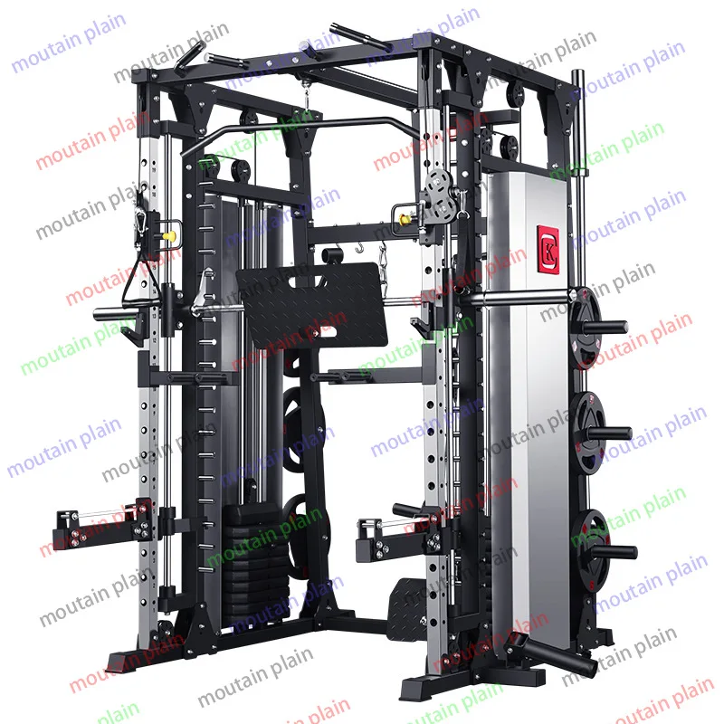 Commercial Smith Sonian Machine Gantry Frame Integrated Trainer Multi-function  Household Bird Lying Push Squat Rack