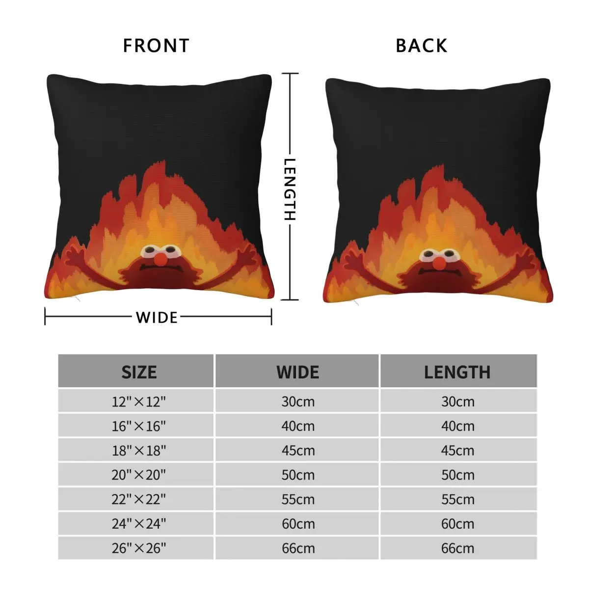 Sesame Street Hellmo Meme Square Pillowcase Polyester Linen Velvet Creative Zip Decor Pillow Case Room Cushion Cover 45x45