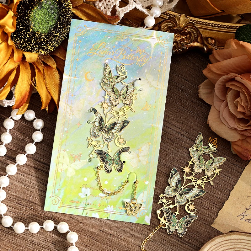 Stern Schmetterling Gruppe Retro Hohl Metall Lesezeichen Student Lesen Mark Clip Lesen Enthusiasten Büro Planer Schreibwaren