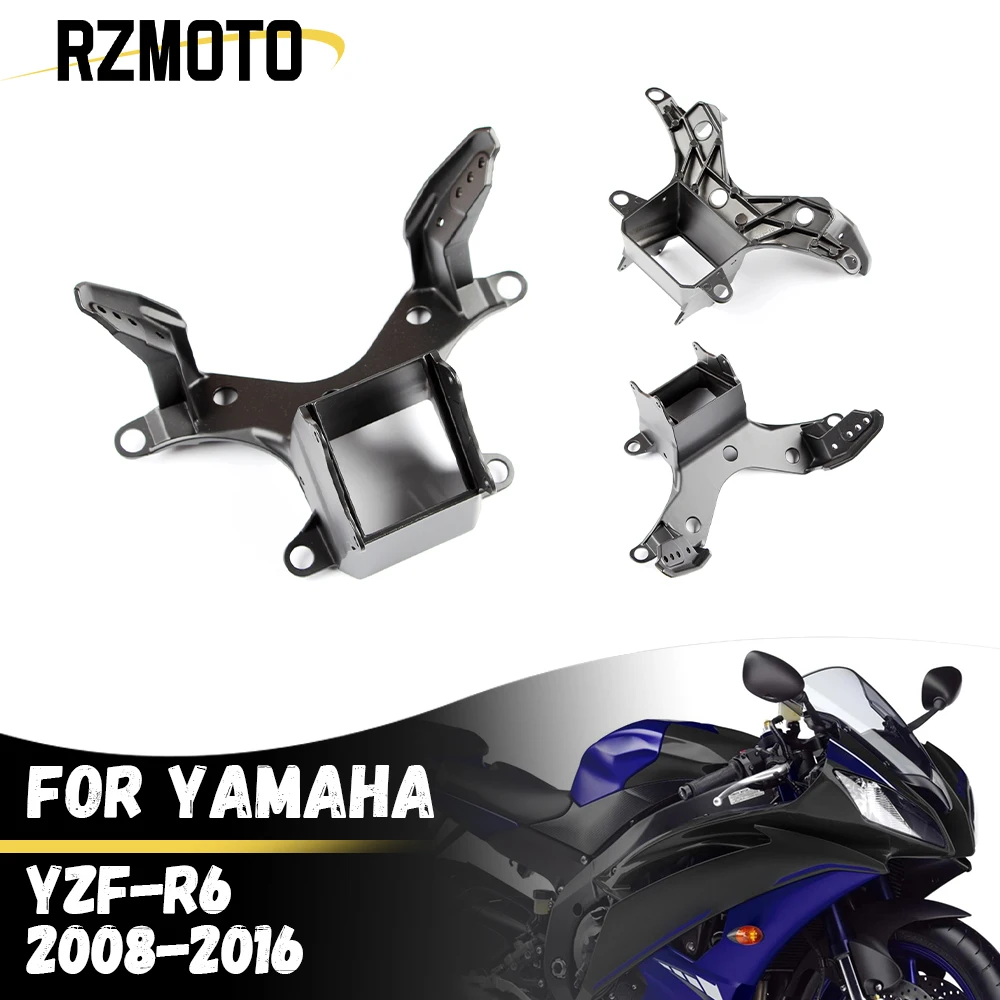 

Motorcycle Headlight Bracket Headlights Upper Front Fairing Stay For Yamaha YZF-R6 YZF R6 YZFR6 2008-2016