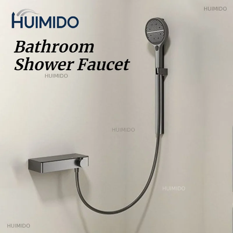 Rainfall Shower Trim System Adjustable Wall Mounted Hot Cold Water Mixer High Pressure Shower Head Household Bathroom Supplies