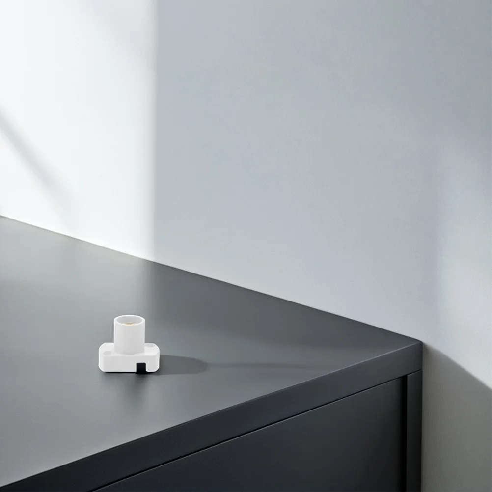 

5Pcs E12 Lamp Socket Replacement Kit Rectangular Screw Base for Home Office Lighting Safe and Durable LED Socket Fixture