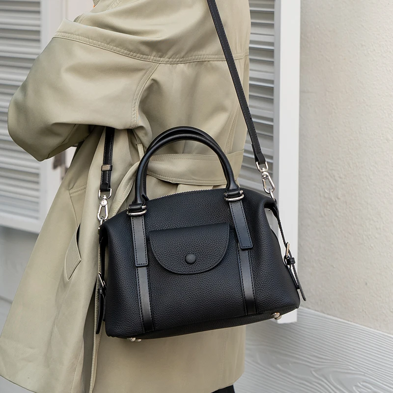 

Ladies Retro Cowhide Durable Crossbody Bag Women Natural Cow Leather Shoulder Bags Female Fashion Designer Luxury Handbags Lady