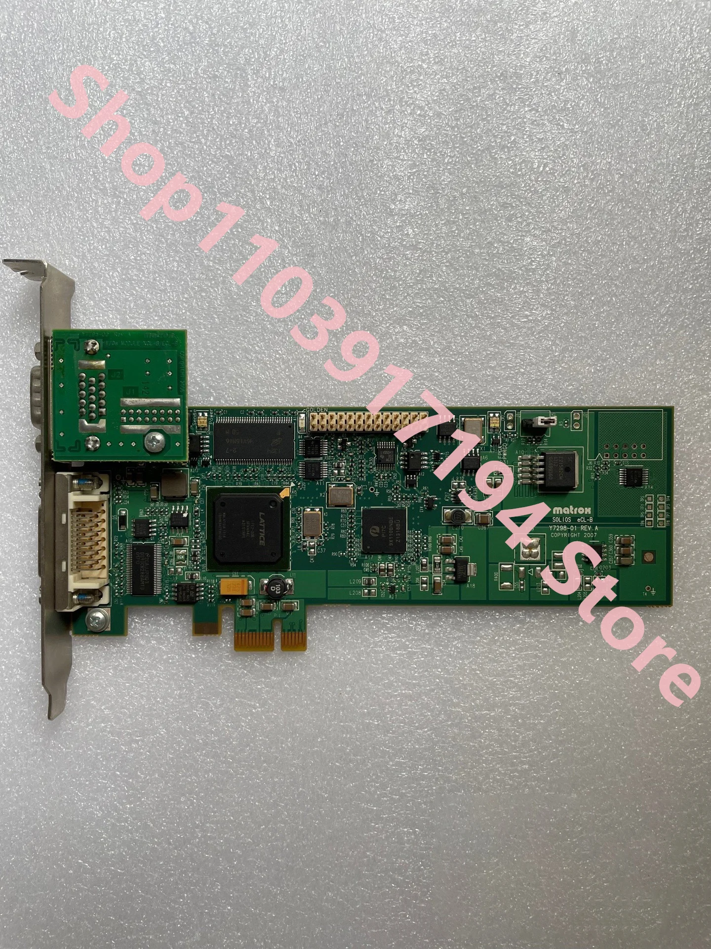 

FOR Matrox SOL6MCLBE Y7298-01 REV.A 2007 Industrial acquisition card PCIE