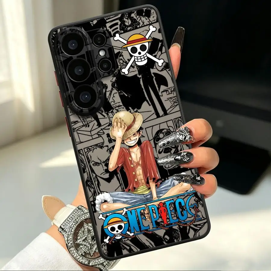 Ones P-Pieces Luffys Zoros Case for Samsung Galaxy S26 S21 S24 Plus Note 20 Ultra 10+ S22 S25 Ultra S20 FE S23 FE Funda Back