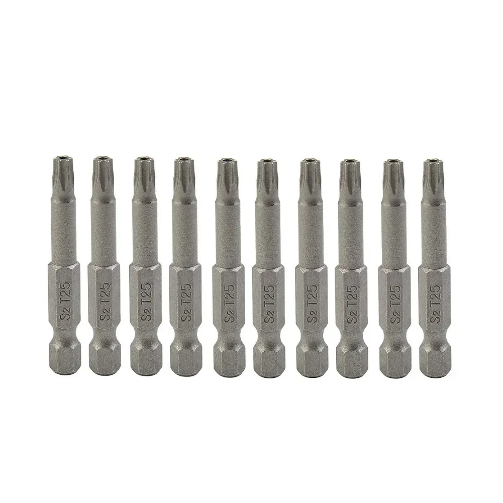 Neue verbesserte Anti-Rost t25 magnetische Torx-Schrauben dreher Bits - 1/4 Zoll Sechs kant schaft für alle Anwendungen geeignet (10 stücke)
