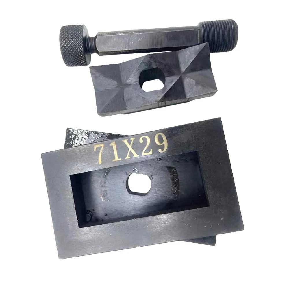 【Ready Stock】28x22mm 71x29mm Hydraulic Knockout Punch Rectangle Die for SYK-8 / SYK-15 Hydraulic Knockout Punch Driver Tool