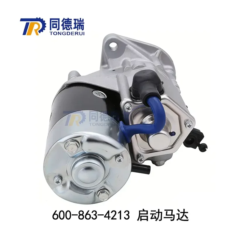 Starting Motor Assembly Parts 600-863-4213 for WA250PZ-5 WA250-5 WA200-5