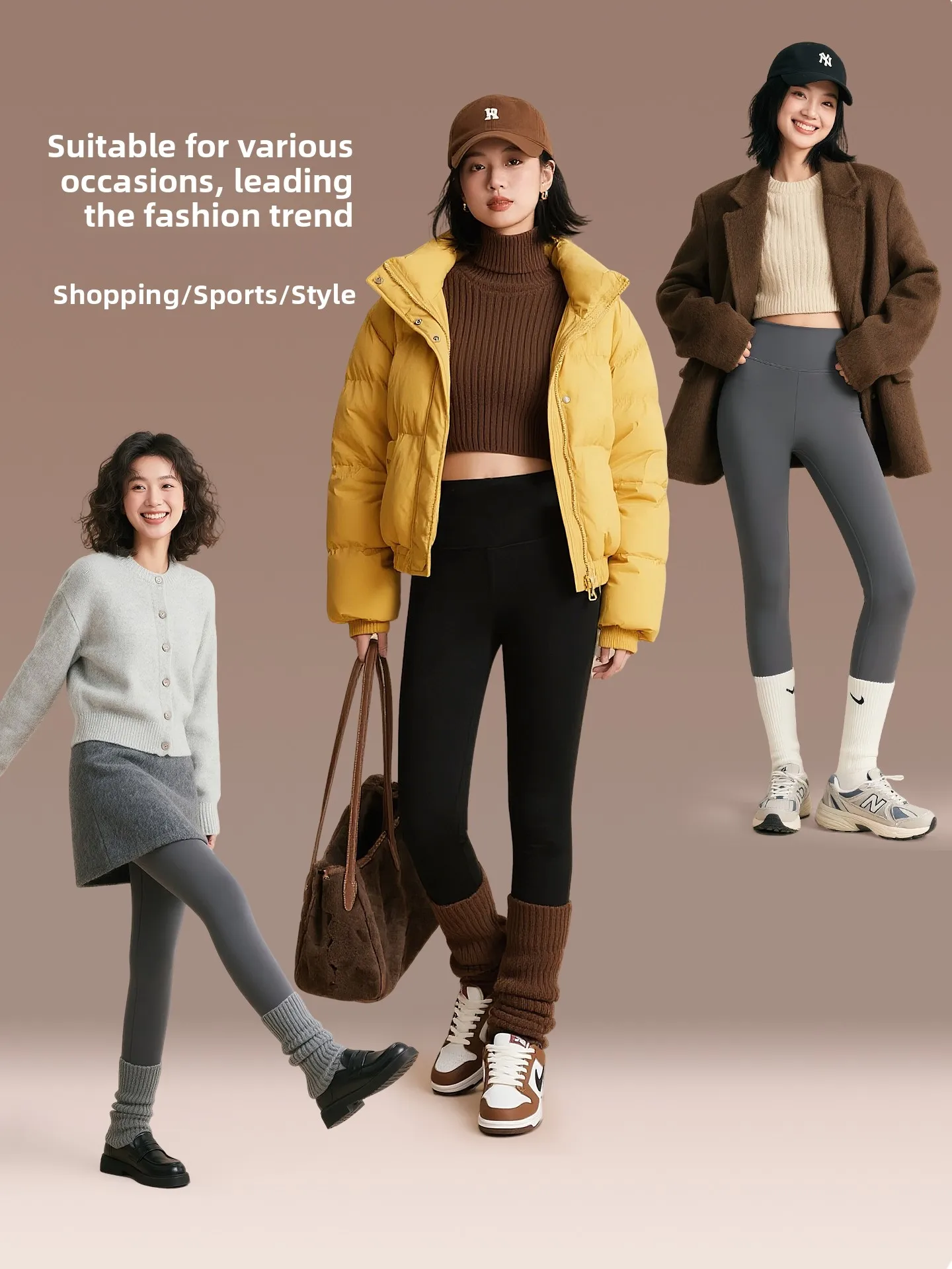 Anti-avi 60 pro arkskin Yoga Pants Women's High Waist Thiened Latex Boting Trousers Hip Lifting Autumn Winter