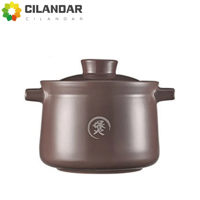 Casserole soup pot stew pot stone pot soup medicine Congee stew rice soup pot open fire high temperature resistant casserole