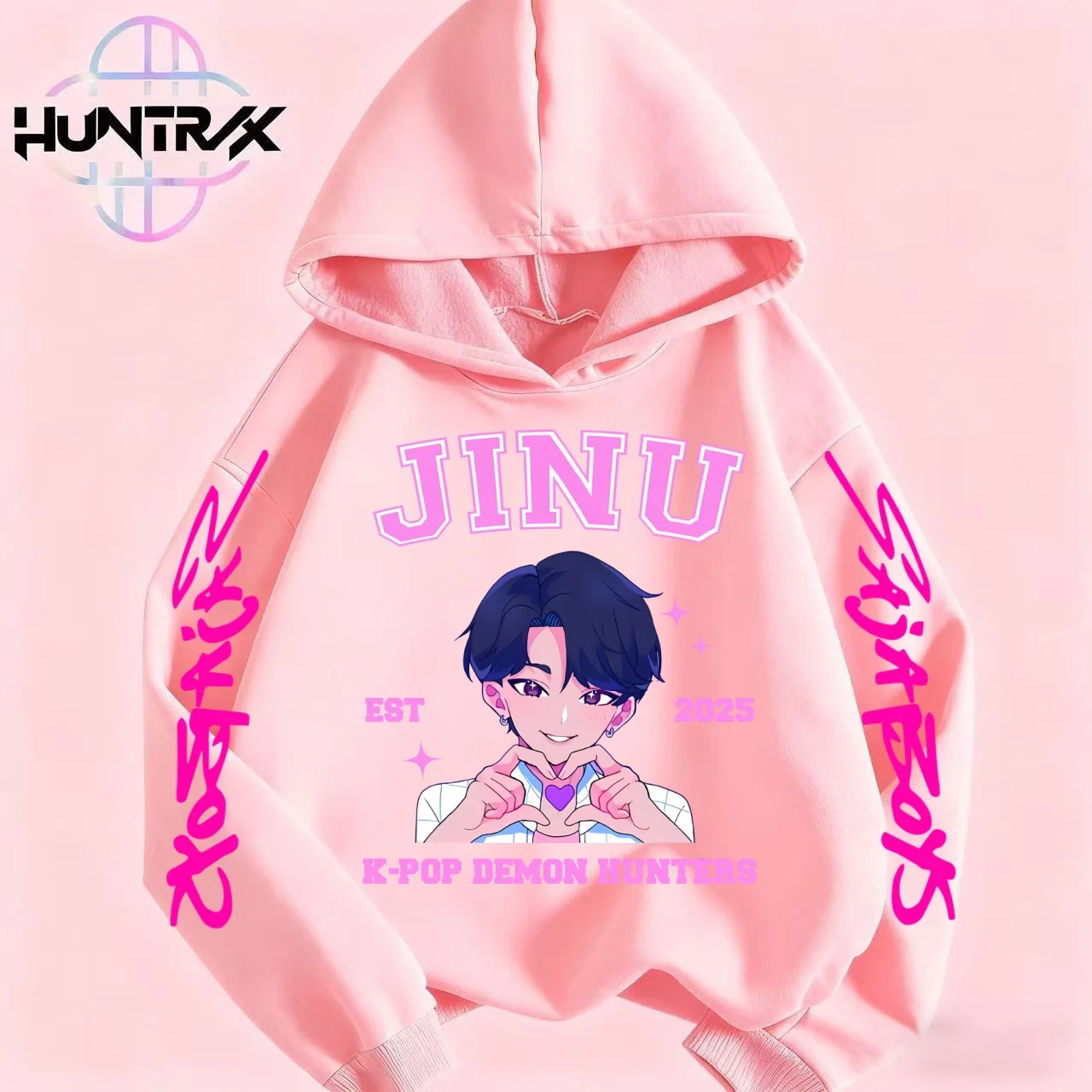 

Kpop Demon Hunters Saja толстовка с капюшоном из фильма для мальчиков и девочек модный пуловер с длинными рукавами свободная повседневная толстовка в стиле Харадзюку