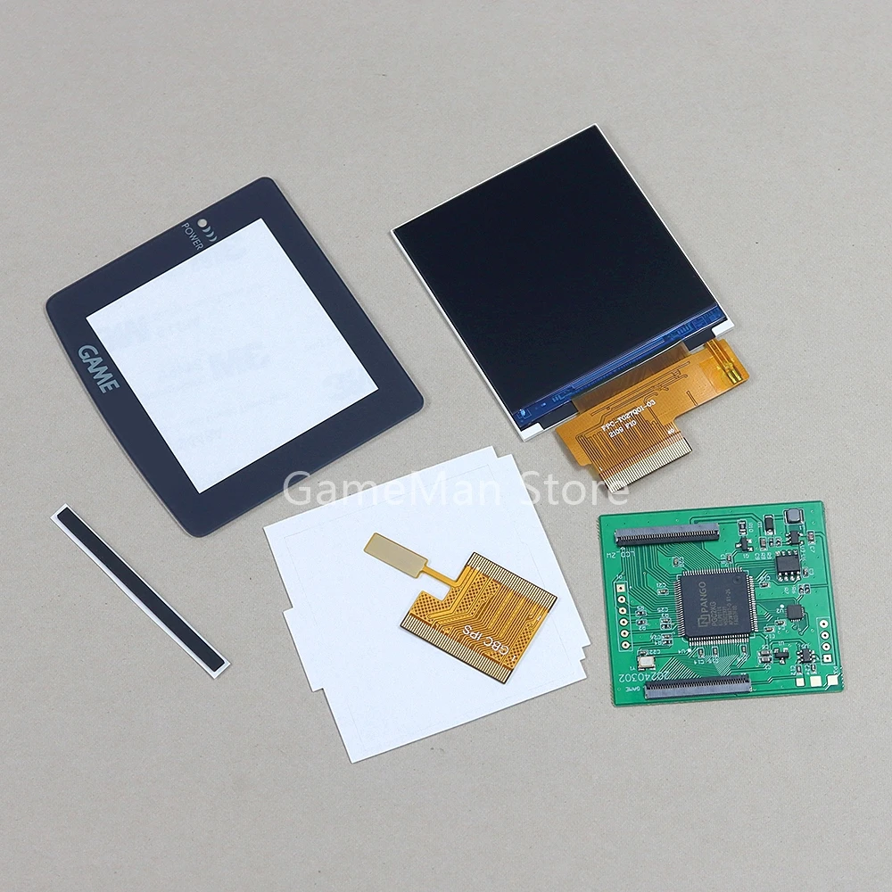 مجموعة واحدة لـ GBC V4.0 سهلة التركيب 2.6 بوصة IPS شاشة LCD عالية السطوع لنينتندو Gameboy Color GBC