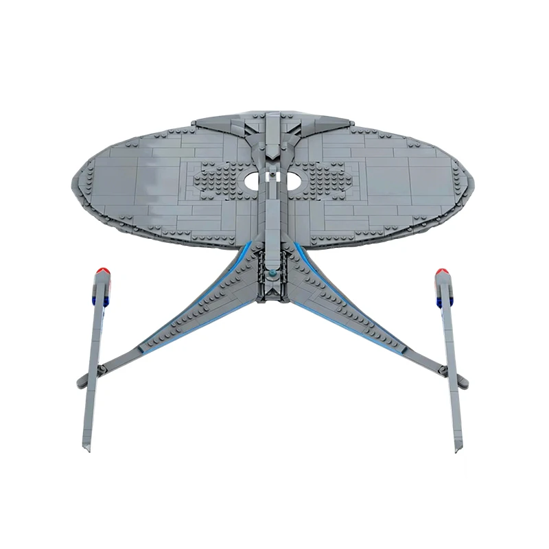 811 PCS 비행기 딥 스페이스 익스플로러(중형) – 플래그십 모델 MOC 맞춤형 모듈형 빌딩 블록 DIY 소년 조립 장난감 선물