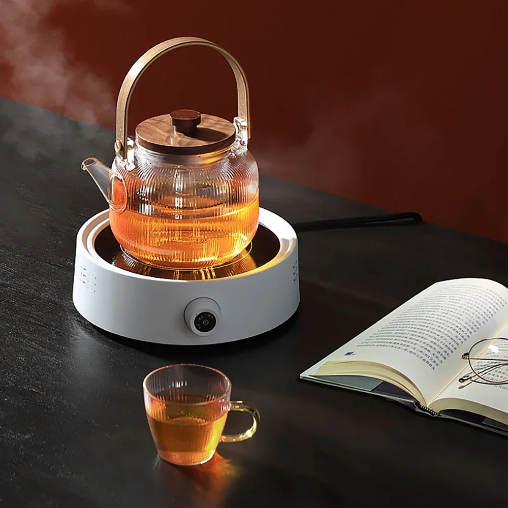 

ez Mini electric pottery stove small tea maker glass pot boiling water for tea small induction cooker