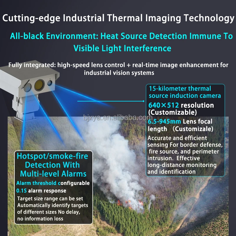 Long Range Thermal Camera Vehicle Mounted Surveillance Infrared Thermal Camera Cheap Ptz Camera