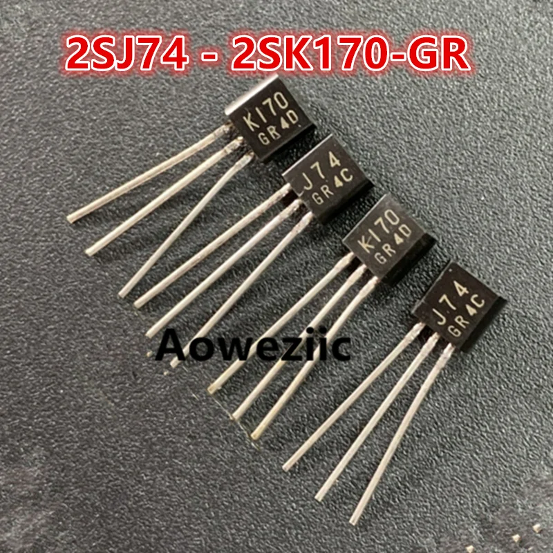 Aoweziic 100% New Imported Original   J74  K170  2SJ74 2SK170  TO-92 Audio Matched Transistor Power Triode ( Made in Japan )