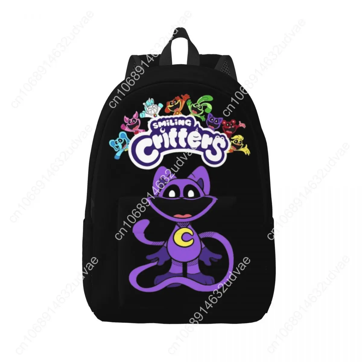 

CatNap Smiling Critters Backpack for Men Women Cool High School Business Daypack Funny Character College Canvas Bags Sports