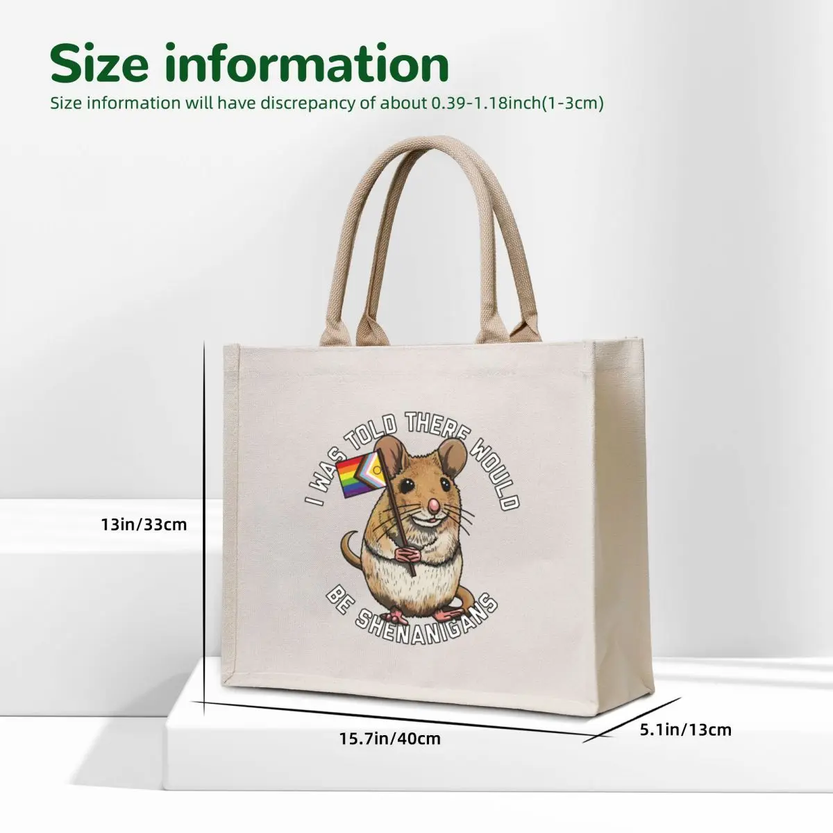 I Was Told About Shenanigans Tote Bag shopping bag canvas tote bag shopper bags Canvas