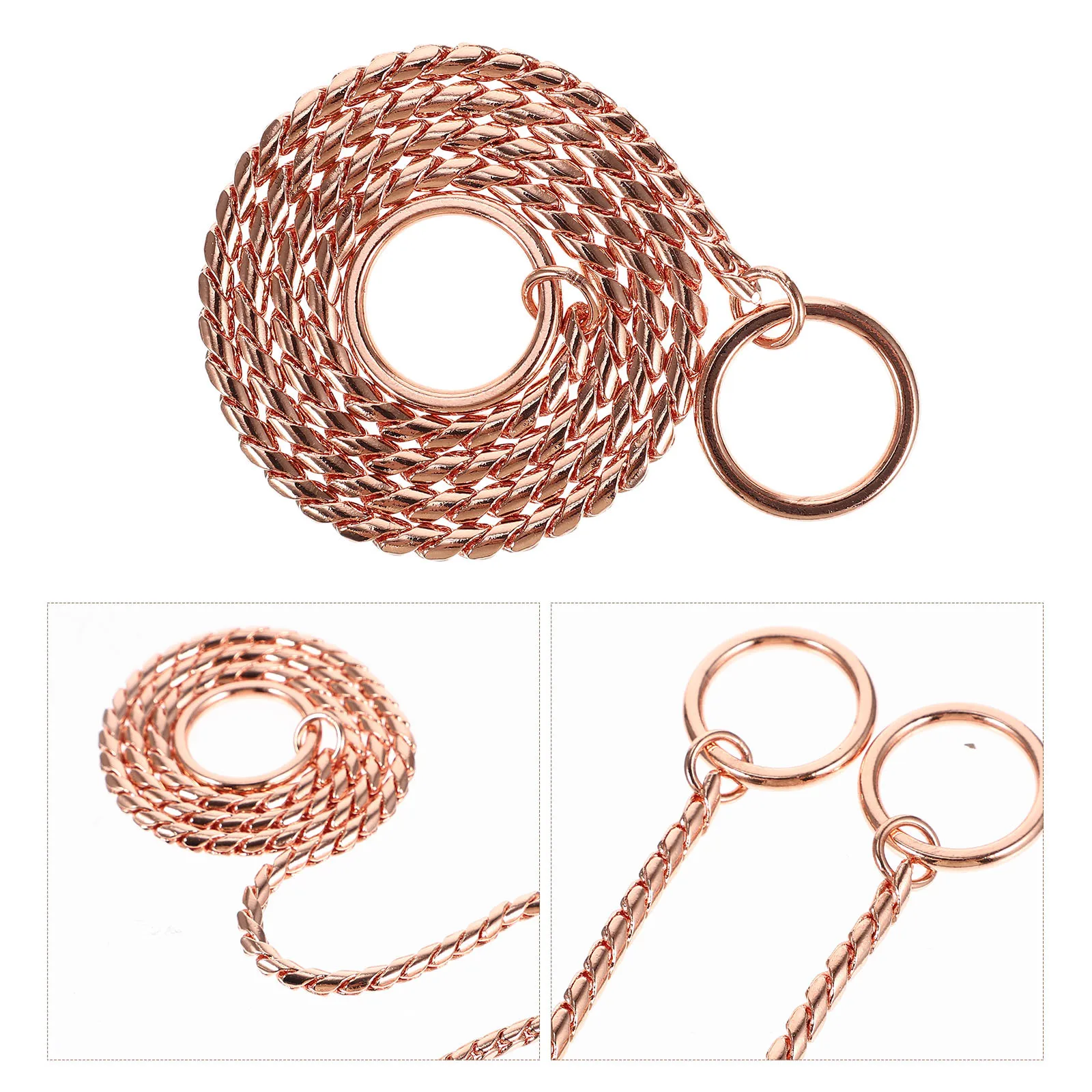 

Stainless Steel Dog Chain Heavy Duty Metal Lead For Large Dogs Outdoor Walking Training Tool Durable Puppy Collar