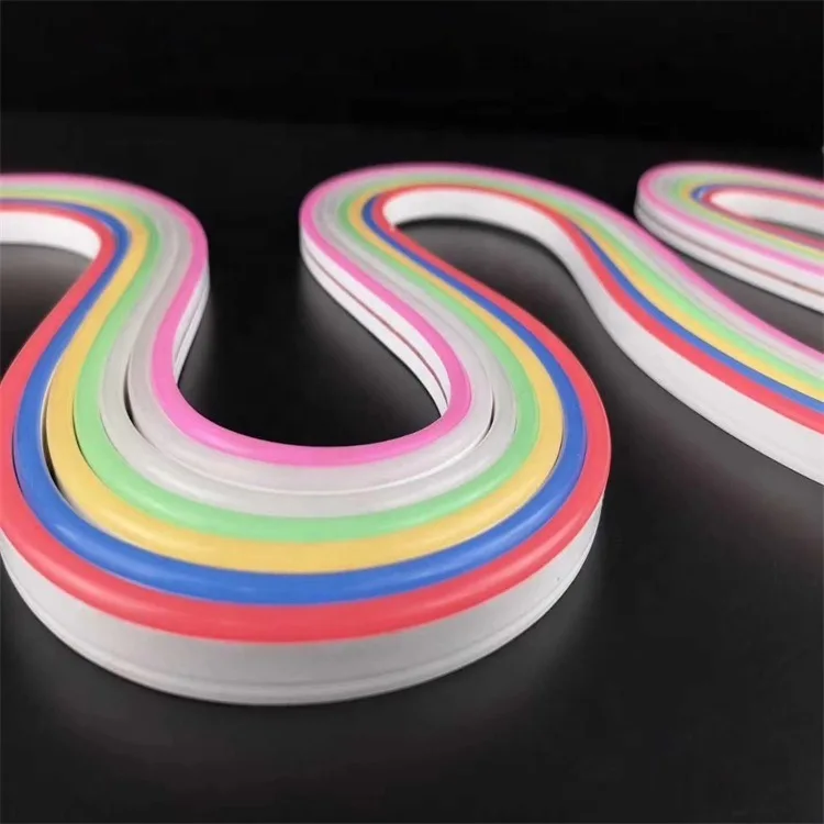 Imagem -02 - Flexível Led Neon Lamp Roll Faça Você Mesmo Strip Light Impermeável Ip67 Decoração ao ar Livre 2835 Silicone 12v 6x12 mm 50m