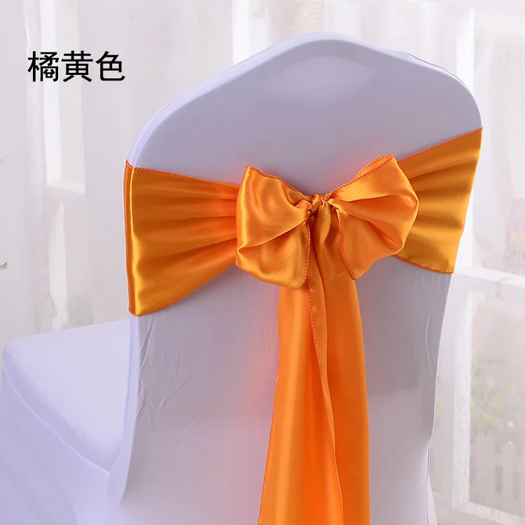 NONE 10 Stück Satin-Stuhlschärpen, elegant, hochwertige Stuhlbänder, Schleifen, Stühle, Raffhalter, Stühle, Dekoration für Hochzeit, Bankett, Party 8