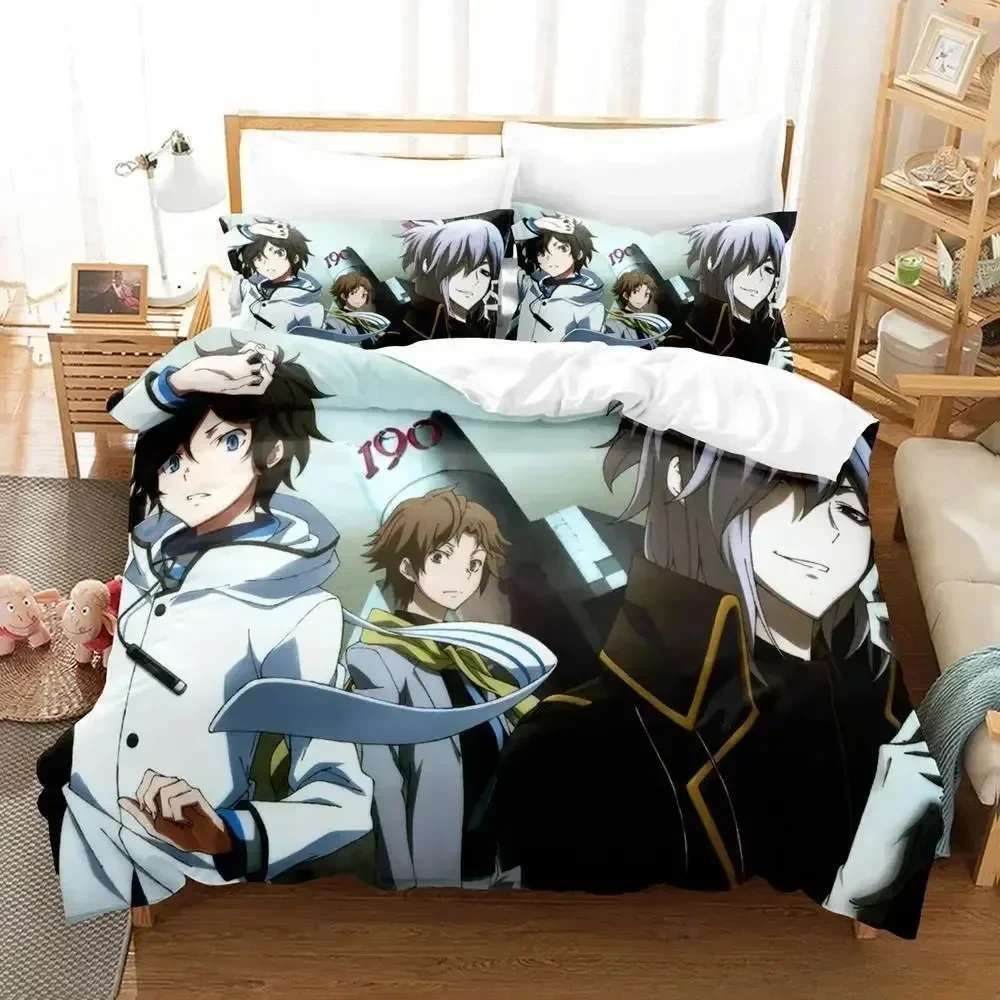 

Fashion 3D Print Anime Devil Survivor 2 Bedding Set Printed With Pillowcase Bed Duvet Cover Soft Queen King Size Bedclothes Home