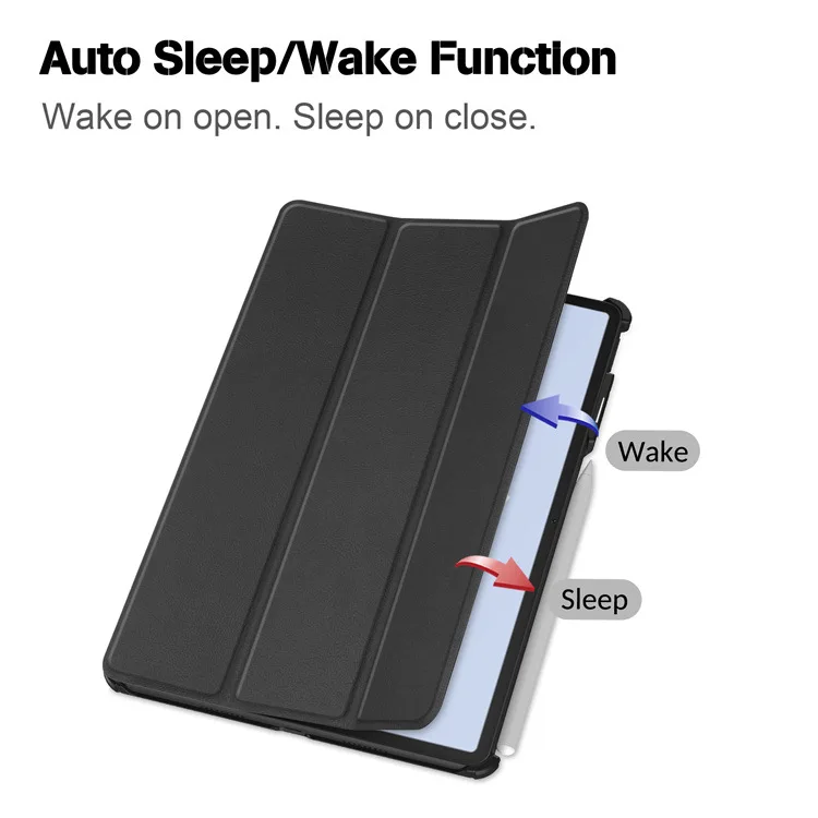 Folio-Hülle für Huawei MatePad Air 11.5 2023, Dreifach faltbare Smart Cover mit Auto-Sleep/Wake-Funktion, verschiedene Farben – Detail 2