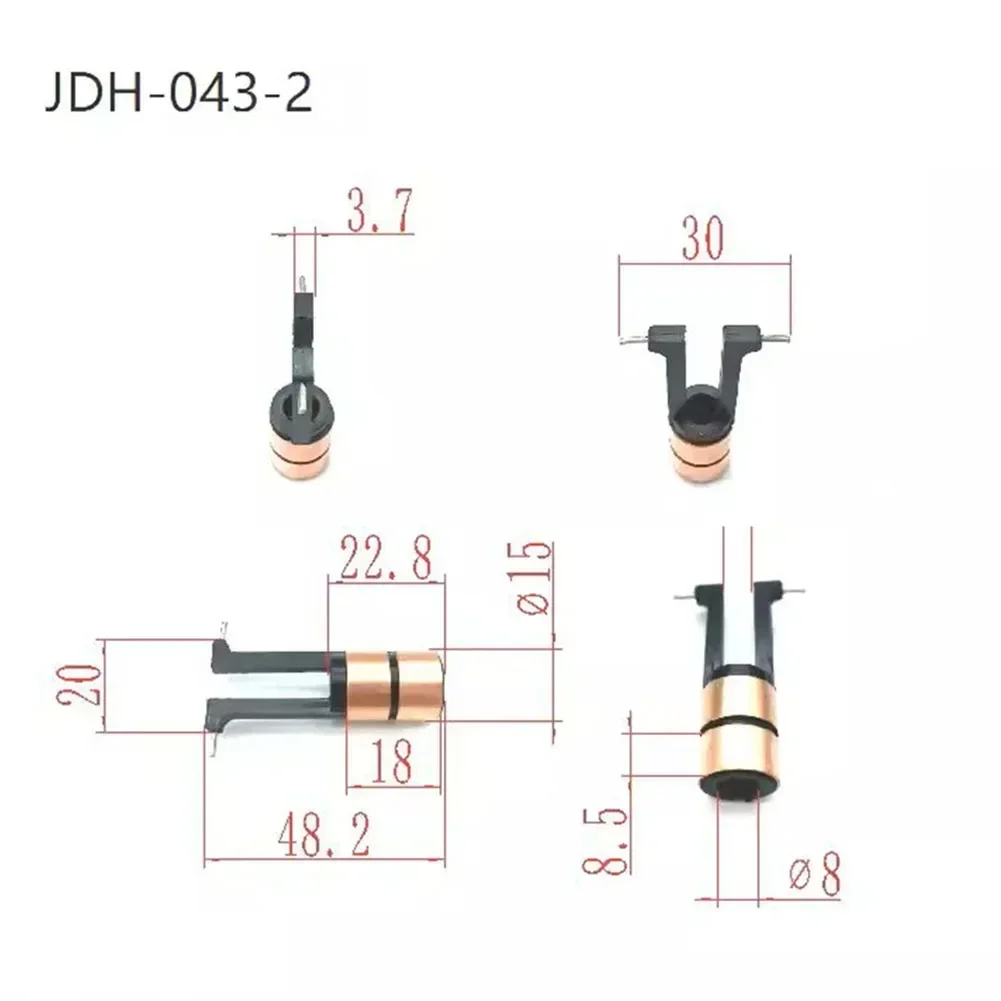 Title 12 Copper Collector Rings For Enhanced Motor Power  15x8x8 5mm  Reliable And Wear Resistant Copper Material