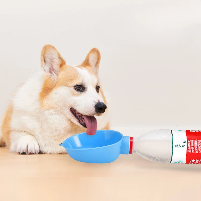 Dog Drink Water Portable Travel Pet Drinker Leak Proof Dog Bowl Food Cat Fountain Outdoor Walking Drinking Bottle Dogs Feeder