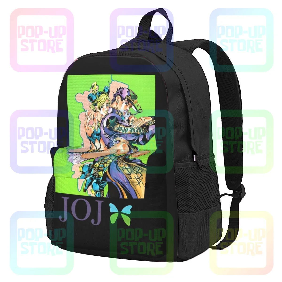 

Jolyne Cujoh And Jotaro Kujo Jojo'S Bizarre Adventure Large Capacity Backpack Portable Large Capacity