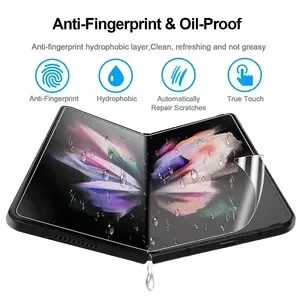 2 Stück Full Cover Hydrogel Film für Samsung Galaxy Z Fold 3 Fold 4 Fold 5 Displayschutzfolie – Detail 4