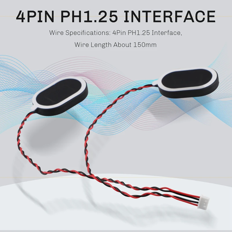 Top-4PIN PH1.25 Connector Speaker 2030 Chamber Speaker 8Ω 2W Speaker Treble Quality Mini Portable Utility Speaker