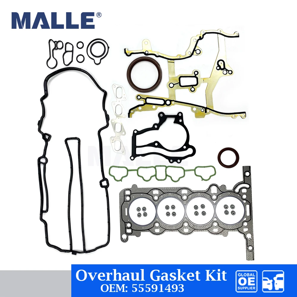 

55591493 Engine Overhaul Gasket Kit For Buick Encore 1.4T Chevrolet Cruze Hatchback ORLANDO Opel 1.4 Car Accessories 55568033