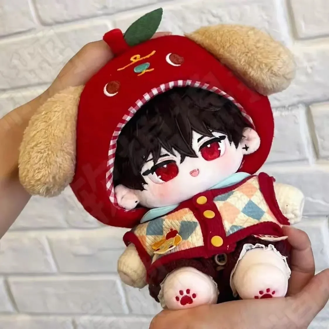 Peluche 20cm jeu Anime Mob Psycho 100 Muzhicheng figurine de taille normale-fan-madBody peluche poupée jouet doux habiller coton enfant cadeau