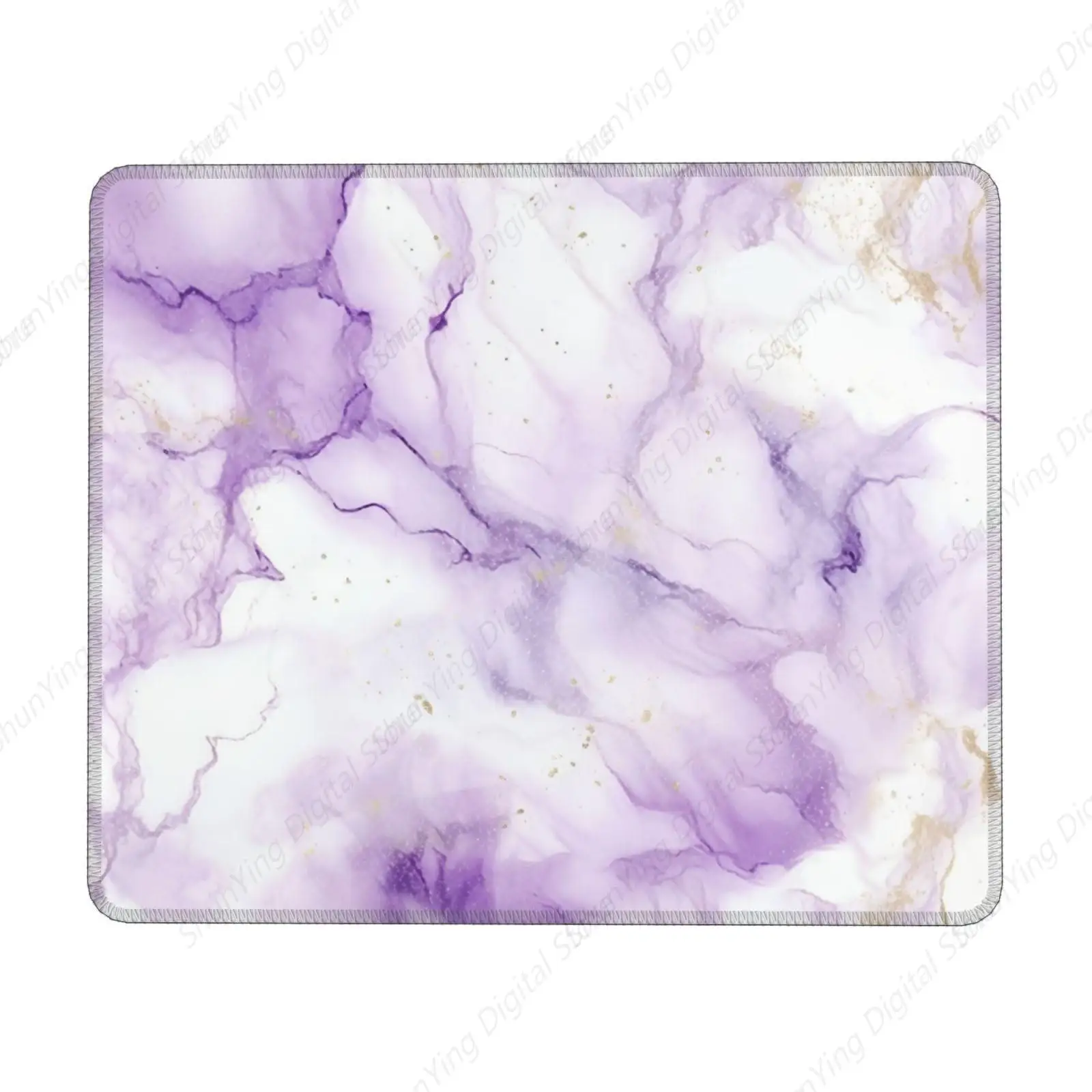 

Marble Beautiful Purple Mouse Pad Anti Slip Rubber Gaming Mouse Pad Suitable For Office Mouse Pads On Laptops 18*22cm