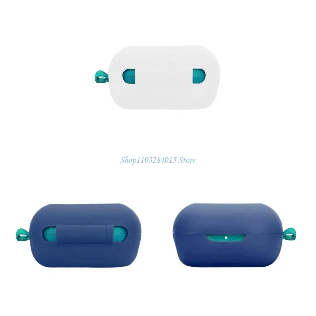 R6FF Flexible Silicone Protective Case Housing For JLab JBuds Mini Earbud Shockproof Cover Scratch Resistant Sleeve Daily Use