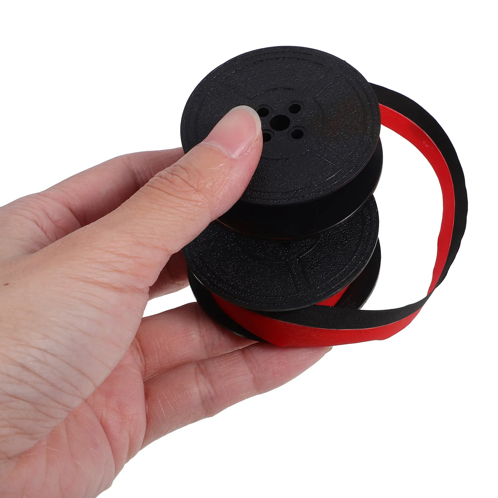 

4Pcs Retro Typewriter Ink Ribbon Twin Spool Nylon Wide Ribbon for Vintage Typewriter Machines Precise Crisp Printing Efficient
