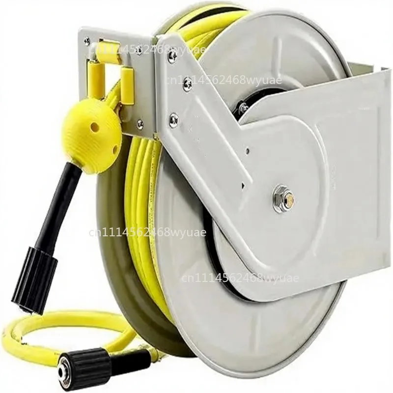 Automatic telescopic reel, strong industrial spring lubricating oil reel, high pressure water flushing drum