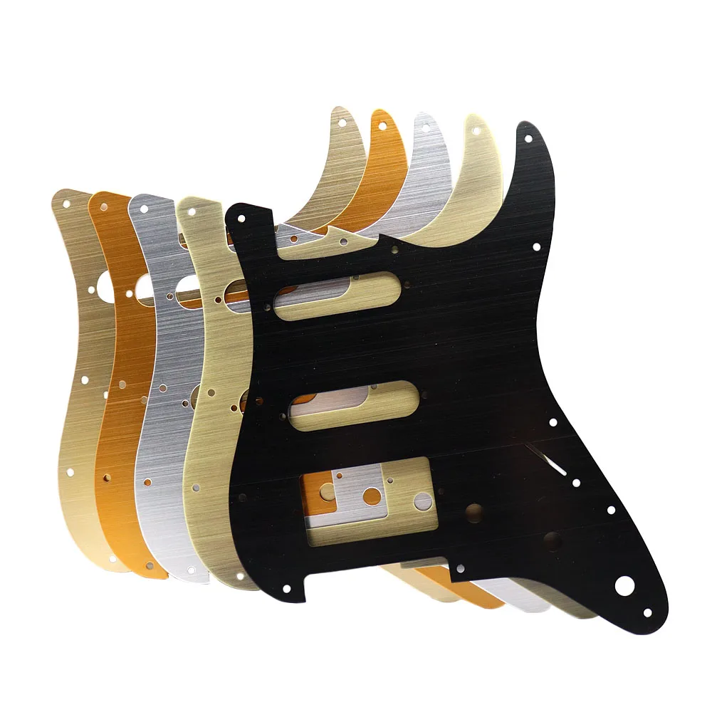 1Pcs Metal Guitar Pickguard SSH Guitar Pickguard Scratch Plate For ST SQ Style Electric Guitar