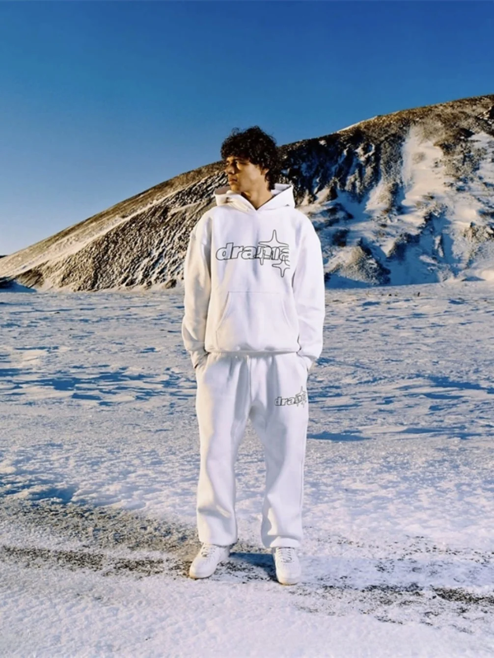 

Комплект из худи и брюк Spor Fce с подкладкой, винтажный американский уличный стиль, с принтом, свитшот с круглым вырезом и брюки