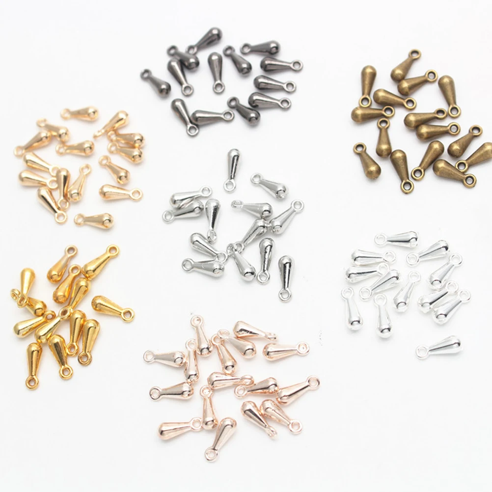 

1400Pcs Diy Jewelry Pendants Water Drop Shaped Charms For Necklace Bracelet Making Accessories L Size Mixed Color